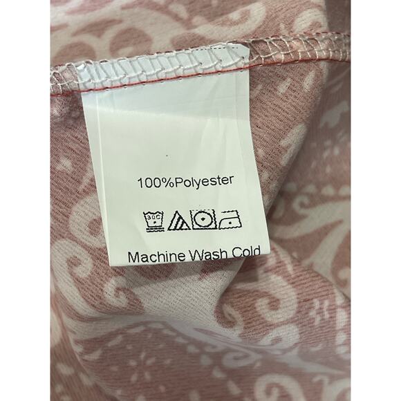 FASHION brand red and white poncho-style blouse sz L boho-chic beachwear - Picture 5 of 5